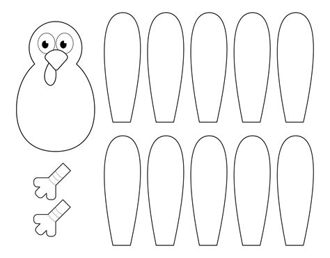 Paper Turkey Template