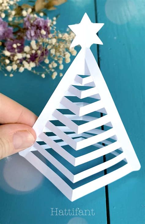 Paper Xmas Tree Template
