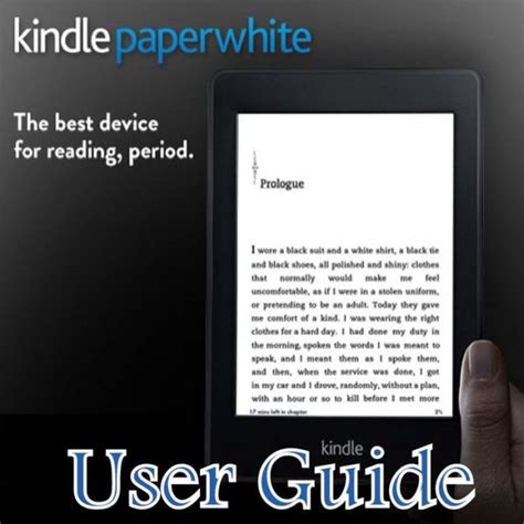 Paper-white User Guide How to Use Paper-white Kindle Editon