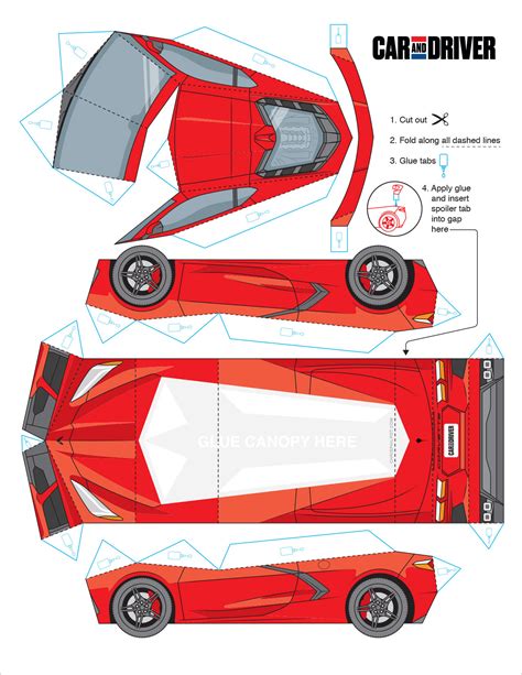 Papercraft Car Templates