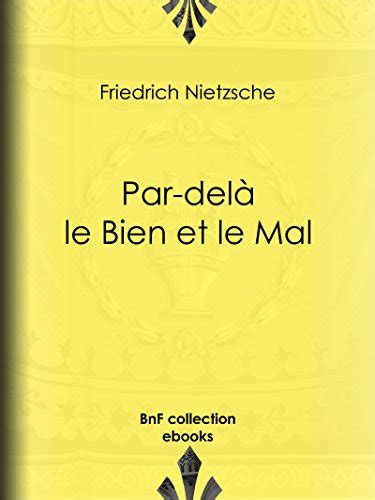 Par delà le bien et le mal French Edition Kindle Editon