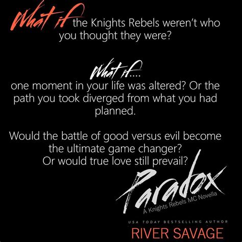Paradox A Knights Rebels What If A Knights Rebels MC Kindle Editon