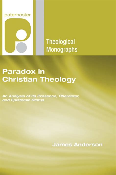 Paradox in Christian Theology Paternoster Theological Monographs Doc