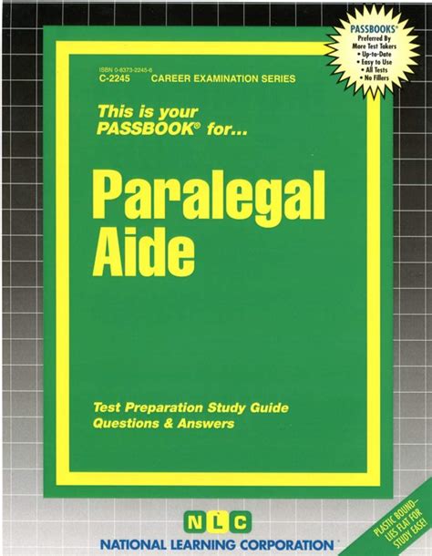 Paralegal AidePassbooks Doc