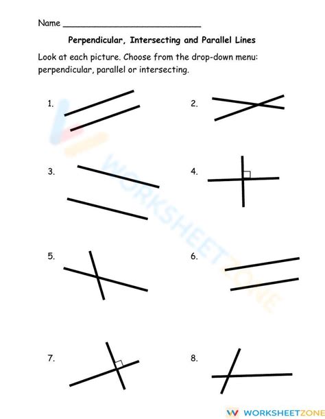 Parallel and Perpendicular Lines Worksheet: A Comprehensive Guide with 50+ Questions