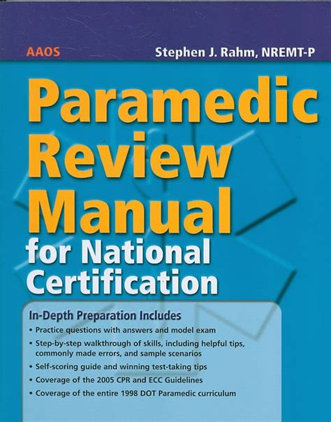 Paramedic Review Manual for National Certification Ebook Kindle Editon