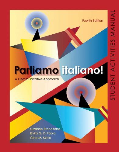 Parliamo italiano  Activities Manual Kindle Editon