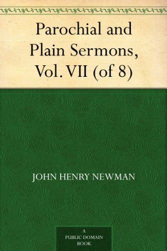 Parochial and Plain Sermons Vol VII PDF