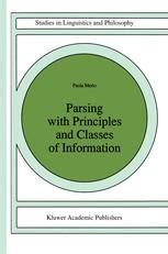 Parsing with Principles and Classes of Information Epub