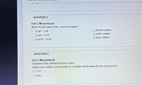 Part 1: Measuring pH