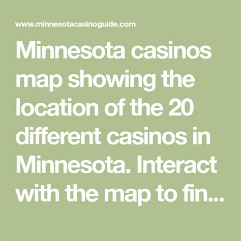 Part 1: Minnesota's Casino Landscape