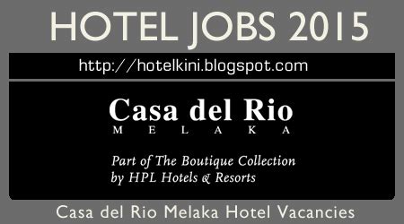 Part Time Jobs Galore: 7,500 Opportunities in Melaka Hotels