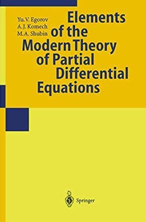 Partial Differential Equations 2 Elements of The Modern Theory: Equations with Constant Coefficient Doc