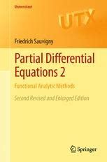 Partial Differential Equations 2 Functional Analytic Methods 1st Edition Epub