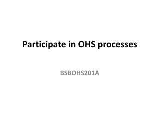 Participate In Ohs Processes Answers Kindle Editon