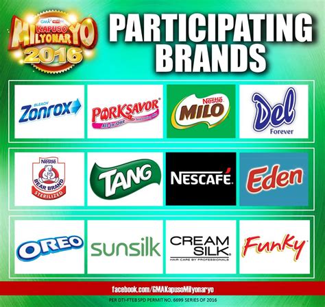 Participating Brands: