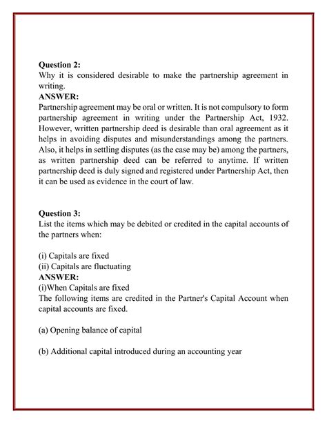 Partnership Accounting Sample Problems With Solutions Reader