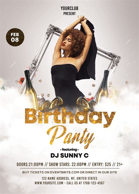 Party Flyer Template Free