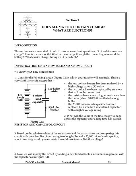 Pasco Scientific Student Manual Answers Circuits Doc