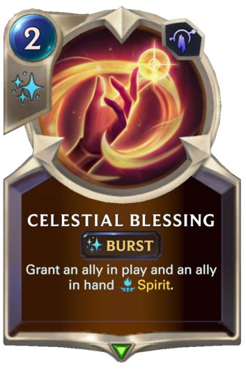 Passive: Celestial Blessing: