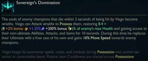 Passive: Sovereign's Domination