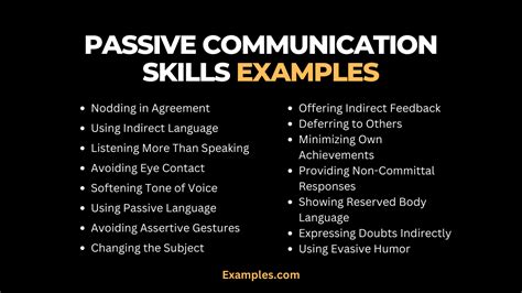 Passive Skills: