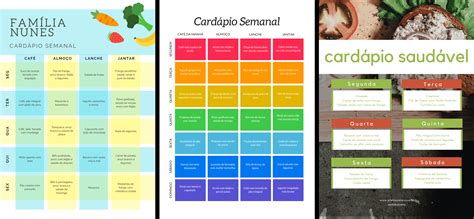 Passos para Criar um Cardápio Semanal