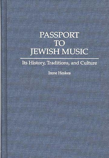 Passport to Jewish Music Its History Kindle Editon