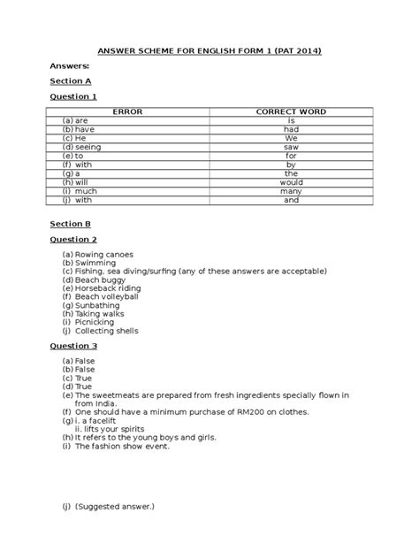 Pat 2014 Answers PDF