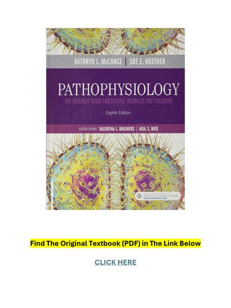 Pathophysiology The Biologic Basis for Diseases in Adults and Children Kindle Editon