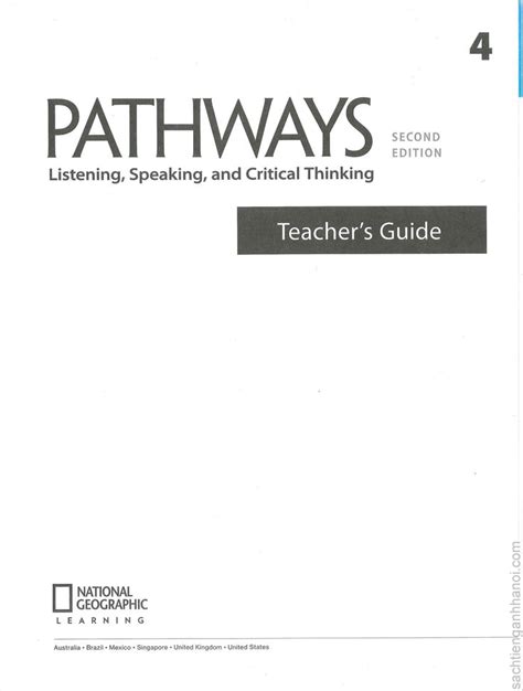 Pathways 4 Listening Speaking Answers Key Kindle Editon