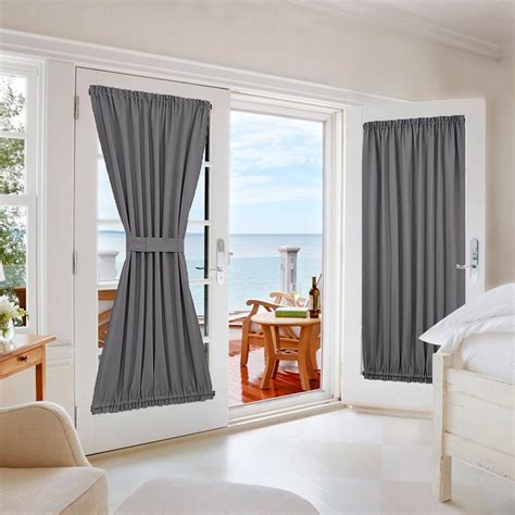 Patio door curtains