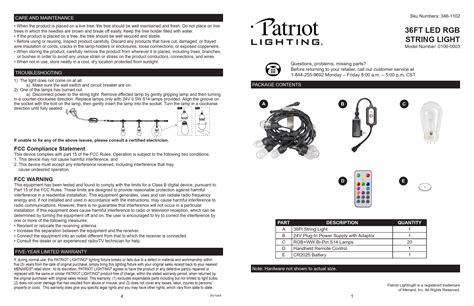 Patriot Lighting Catalog