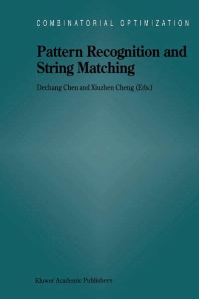 Pattern Recognition and String Matching 1st Edition Doc