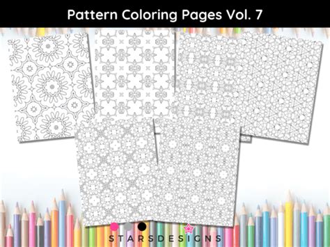 Patterns Coloring Book Vol 8 Reader