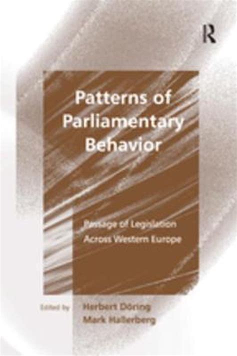 Patterns of Parliamentary Legislation Ebook Kindle Editon