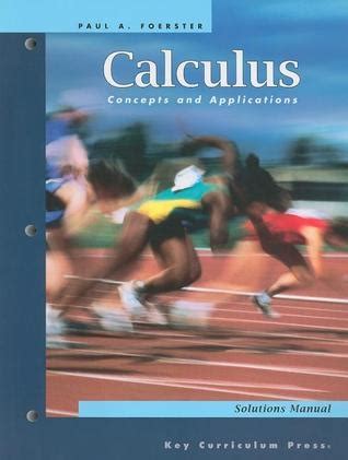 Paul Foerster Calculus Solutions Manual PDF