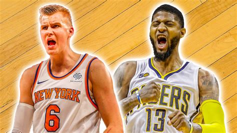 Paul George vs. Kristaps Porzingis: