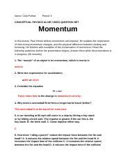 Paul Hewitt Conceptual Physics Momentum Chapter 8 Answers Kindle Editon