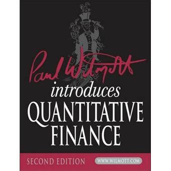 Paul Wilmott Introduces Quantitative Finance Kindle Editon