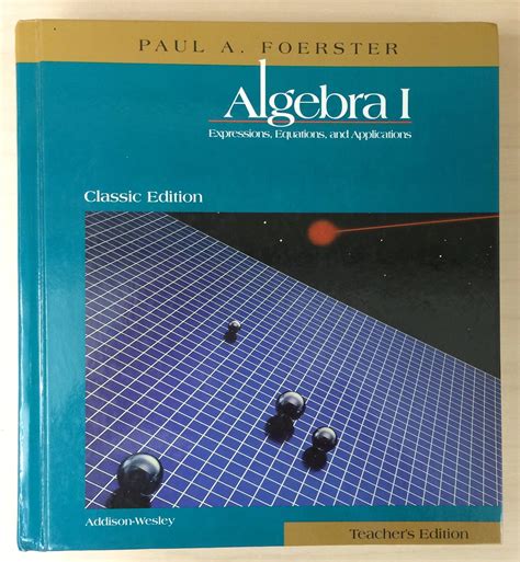 Paul a foerster algebra 1 answers Ebook Epub