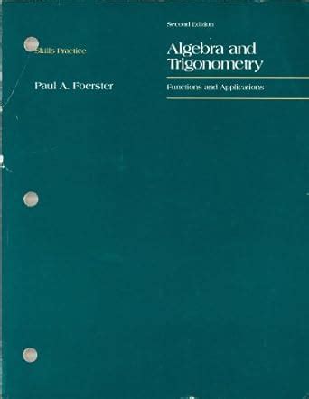 Paul a foerster algebra and trigonometry answers Ebook Doc