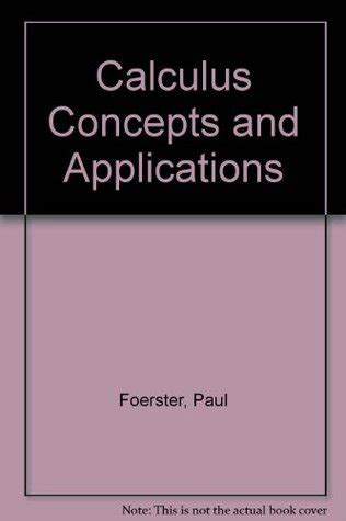 Paul foerster calculus solutions Ebook PDF
