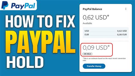 PayPal Money on Hold: 10,000+ Words You Need to Know