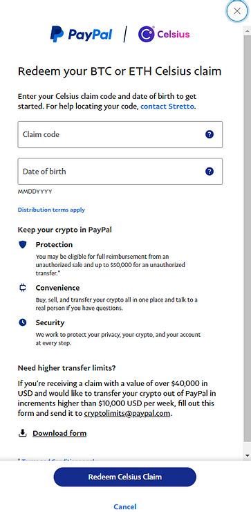 PayPal celsius claim code: Uncover your path to financial recovery
