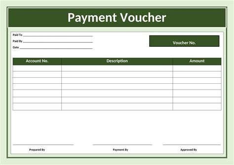 Payment Voucher Template