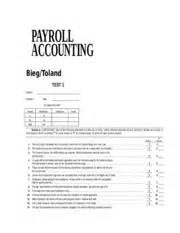 Payroll Accounting 2013 Bieg Toland Answer Key Reader