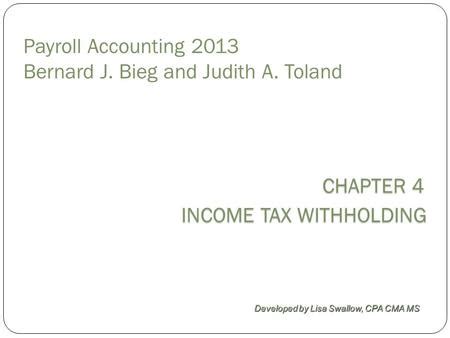 Payroll Accounting 2013 Chapter 4 Solutions PDF