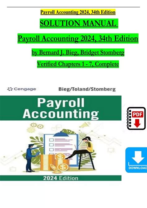 Payroll Accounting 2014 Bieg Project Answers PDF