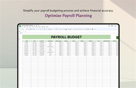 Payroll Budgeting: